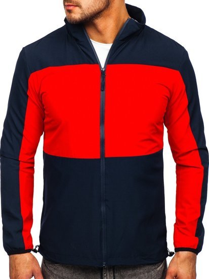 Bolf Herren Windjacke Windbreaker Sport Jacke Dunkalblau  HM094