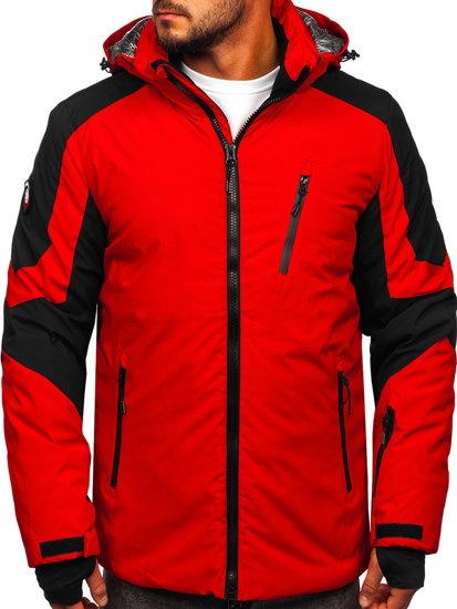 Bolf Herren Winterjacke Rot  6576