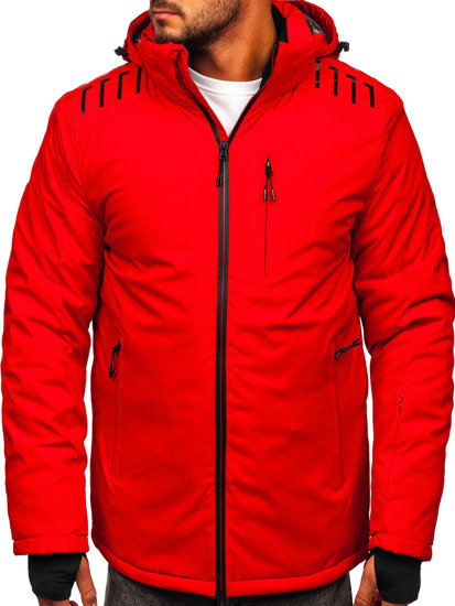 Bolf Herren Winterjacke Rot  6580