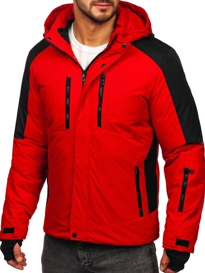 Bolf Herren Winterjacke Rot  91M9902