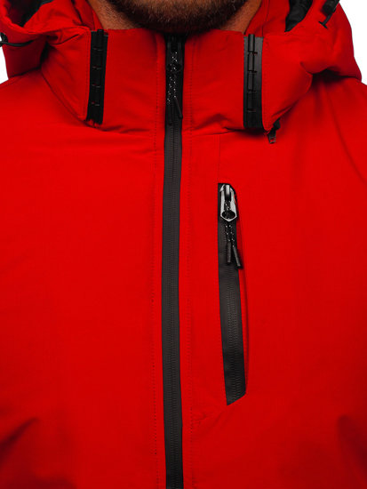 Bolf Herren Winterjacke Rot  HKK2023