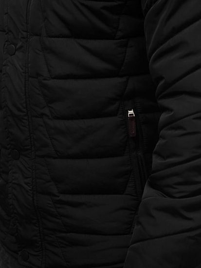 Bolf Herren Winterjacke Schwarz  1673