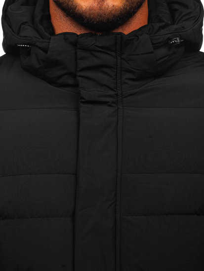 Bolf Herren Winterjacke Schwarz  22M332