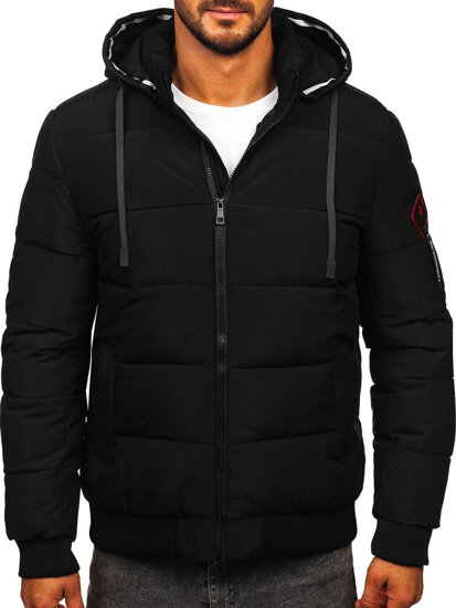 Bolf Herren Winterjacke Schwarz  31M5031