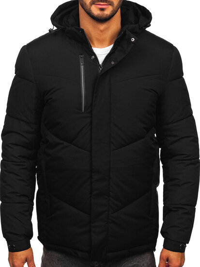 Bolf Herren Winterjacke Schwarz 31M5035