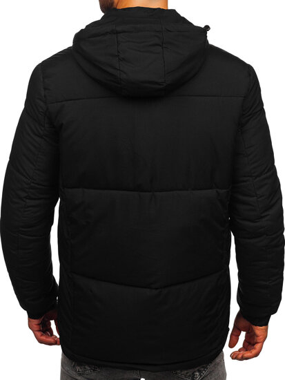 Bolf Herren Winterjacke Schwarz 31M5035