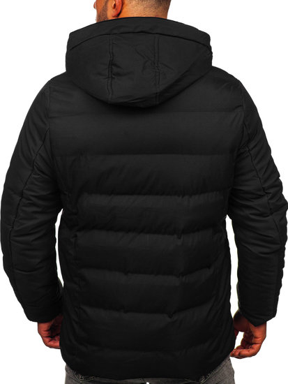 Bolf Herren Winterjacke Schwarz  5M3136