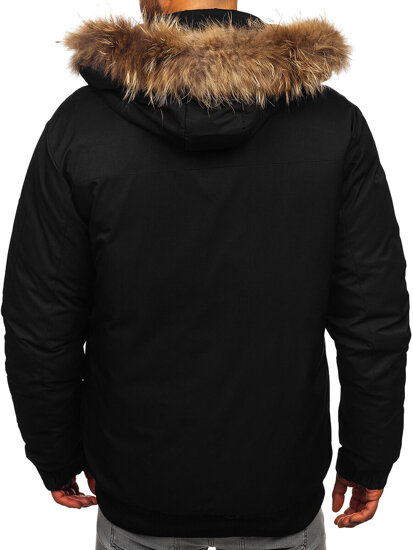 Bolf Herren Winterjacke Schwarz  62M9515