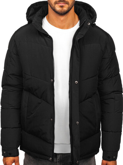 Bolf Herren Winterjacke Schwarz  62M9519