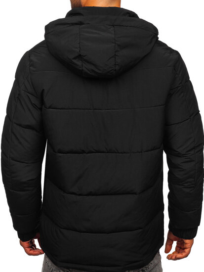 Bolf Herren Winterjacke Schwarz  62M9519