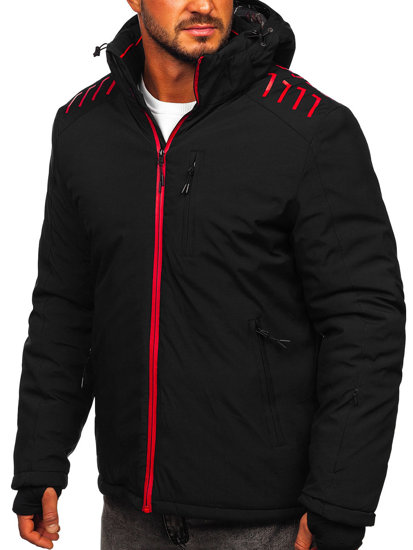 Bolf Herren Winterjacke Schwarz  6580