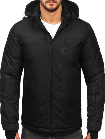 Bolf Herren Winterjacke Schwarz  91M9901