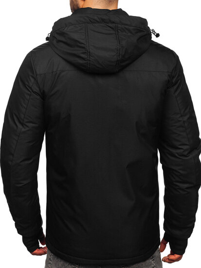 Bolf Herren Winterjacke Schwarz  91M9901