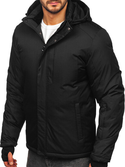 Bolf Herren Winterjacke Schwarz  91M9906