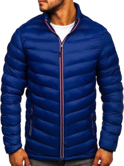 Bolf Herren Winterjacke Sport Jacke Dunkelblau  SM71