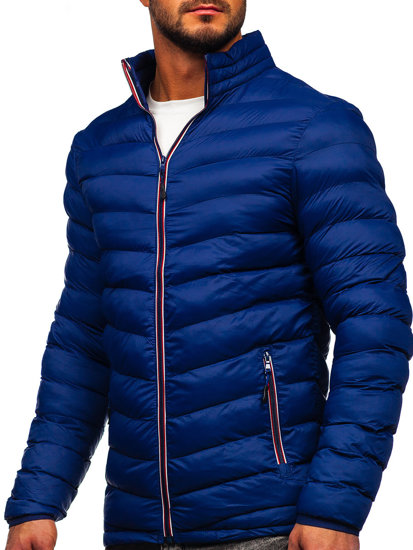 Bolf Herren Winterjacke Sport Jacke Dunkelblau  SM71