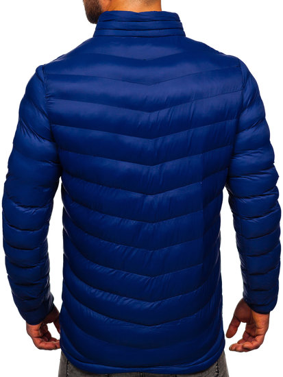 Bolf Herren Winterjacke Sport Jacke Dunkelblau  SM71