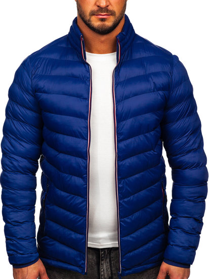 Bolf Herren Winterjacke Sport Jacke Dunkelblau  SM71