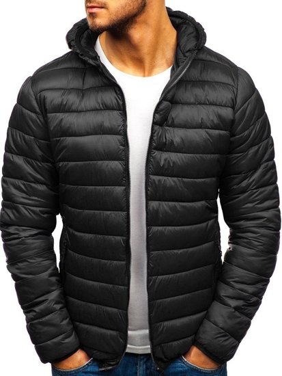 Bolf Herren Winterjacke Sport Jacke Schwarz  LY1001