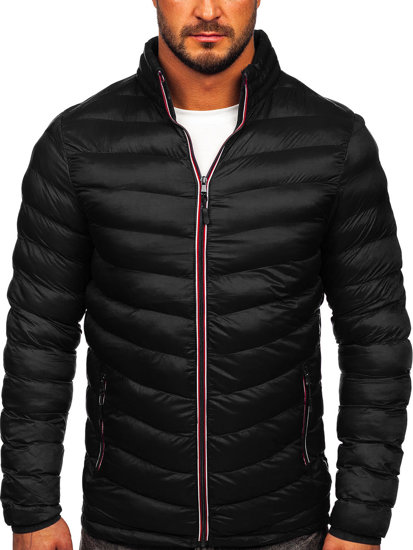 Bolf Herren Winterjacke Sport Jacke Schwarz  SM71