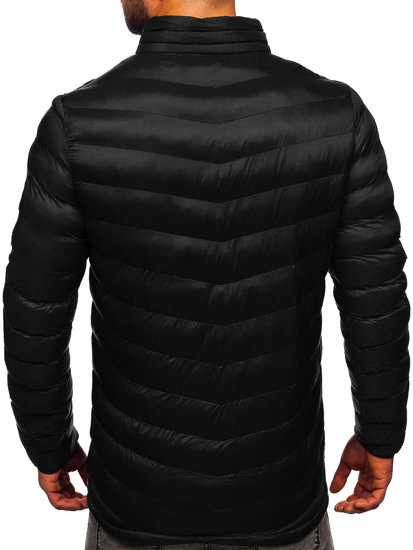 Bolf Herren Winterjacke Sport Jacke Schwarz  SM71