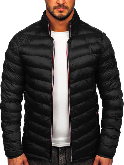 Bolf Herren Winterjacke Sport Jacke Schwarz  SM71