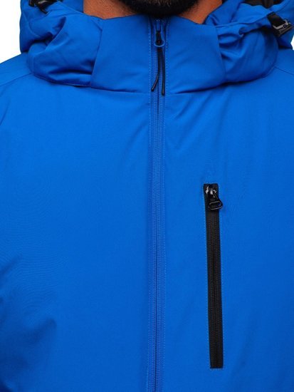 Bolf Herren Winterjacke Sportjacke Blau  HH011