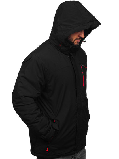 Bolf Herren Winterjacke Sportjacke Skijacke Schwarz 7097