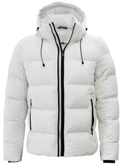 Bolf Herren Winterjacke Weiß  9978