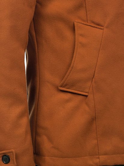 Bolf Herren Wintermantel Camel  8857