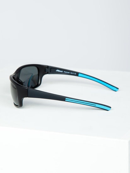 Bolf Sonnenbrille Schwarz-Blau  MIAMI1