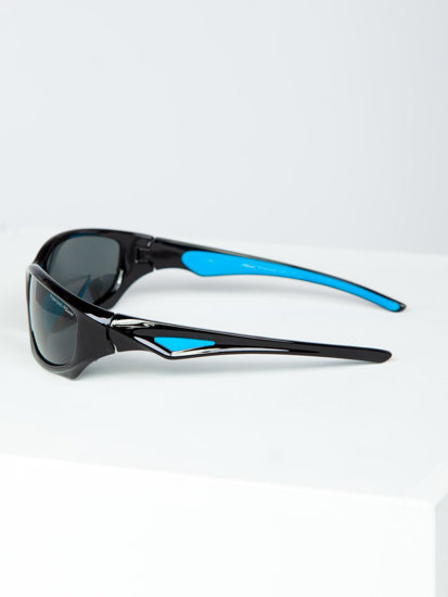 Bolf Sonnenbrille Schwarz-Blau  MIAMI4