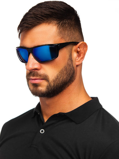 Bolf Sonnenbrille Schwarz-Blau  PLS7