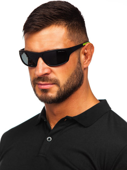 Bolf Sonnenbrille Schwarz-Grün  MIAMI1