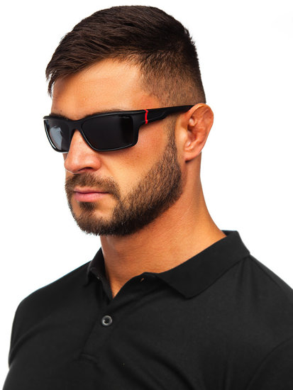 Bolf Sonnenbrille Schwarz-Rot  MIAMI6