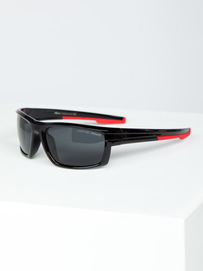 Bolf Sonnenbrille Schwarz-Rot  MIAMI7