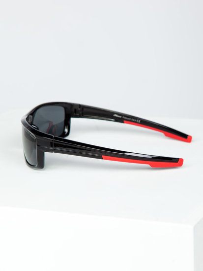 Bolf Sonnenbrille Schwarz-Rot  MIAMI7