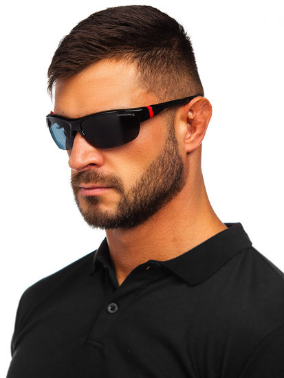 Bolf Sonnenbrille Schwarz-Rot  PLS6