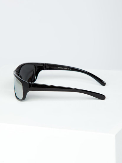 Bolf Sonnenbrille Schwarz-Silber  PLS12