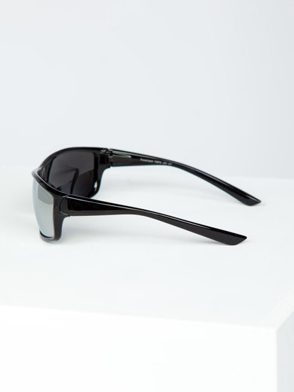 Bolf Sonnenbrille Schwarz-Silber  PLS7