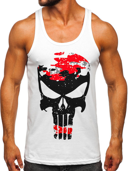 Bolf Tank Top mit Motiv Schwarz  14849