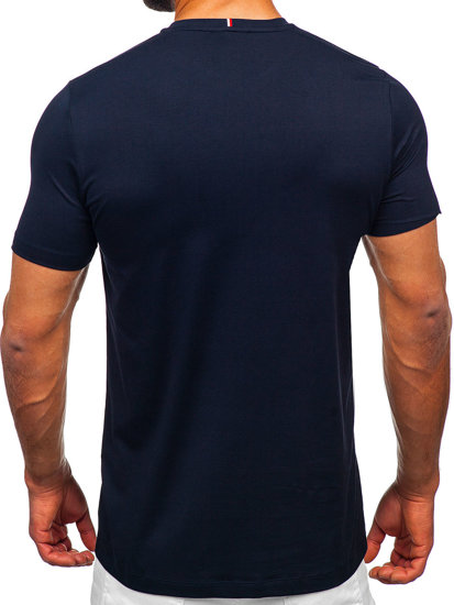 Herren T-Shirt mit Motiv Tommy Hilfiger Dunkelblau TH10082