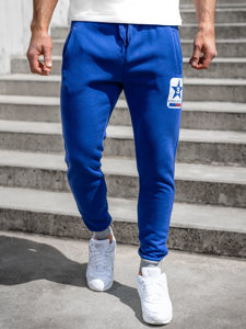 Blau Bolf Herren Hose Jogger Pants  K10001