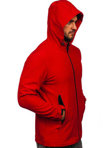 Bof Herren Übergangsjacke Softshell Jacke Rot  HM187