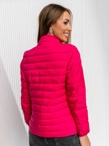 Bolf Damen Gepolsterte Übergangsjacke Rosa  1141