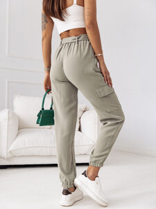 Bolf Damen Hose Joggers Cargohose Khaki  8266