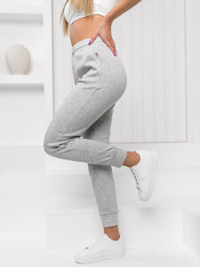 Bolf Damen Hose Joggers Grau W7803