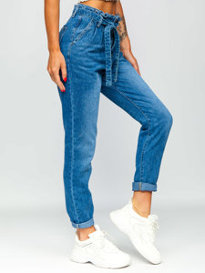 Bolf Damen Jeanshose Dunkelblau  DM312N-4