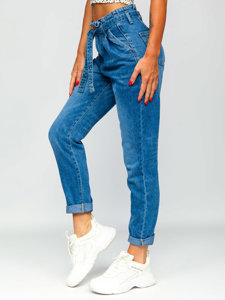 Bolf Damen Jeanshose Dunkelblau  DM312N-4