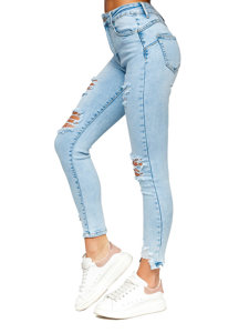 Bolf Damen Jeanshose Push Up Blau  A20-2